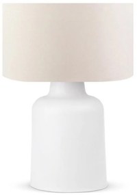 Stolná lampa AYD 1xE27/60W/230V béžová/biela