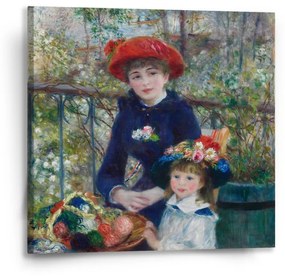 Sablio Obraz Dve sestry (Na terase) - Pierre-Auguste Renoir - 50x50 cm