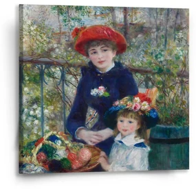 Sablio Obraz Dve sestry (Na terase) - Pierre-Auguste Renoir - 50x50 cm