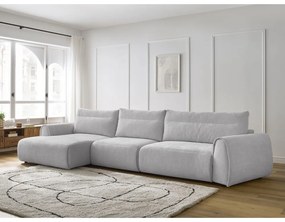 Svetlosivá rohová pohovka Aden – Bobochic Paris