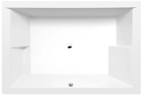 Polysan Polysan, DUPLA asymetrická vaňa 180x120x54cm, biela, 13611