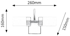 Rabalux 5714 - LED Kúpeľňové nástenné svietidlo BETTY 2xLED/4W/230V lesklý chróm