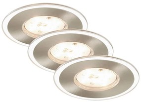 Briloner Briloner 7197-032-SADA 3x LED Stmievateľné kúpeľňové svietidlo LED/4,5W/230V IP44 BL0970