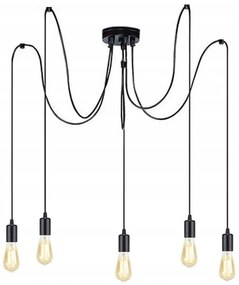 BERGE Závesná lampa PAVOUK 5xE27