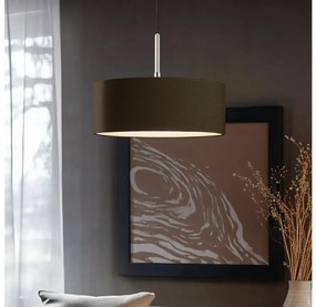 Eglo - LED  Luster na lanku TUNJA 1xE27/60W/230V hnedá