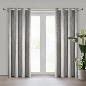 ZATEMŇOVACÍ ZÁVES NA KRÚŽKOCH BETHY 135X250 CM VZOROVANÁ