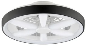 Brilliant - LED RGBW Stropný ventilátor so svetlom GAIANO LED/48W/230V čierna +DO