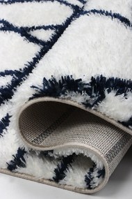 Koberec Boho 610 CREAM/NAVY BLUE rozmery koberec: 120x170 cm