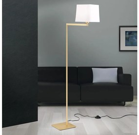 Orion Stl 12-1187/1 - Stojacia lampa CARLTON 1xE27/40W/230V biela/zlatá