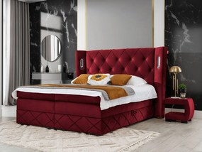 Kontinentálna posteľ Banjul Lux, Rozmer postele: 200x200, Dostupné poťahy: Kameleon 04