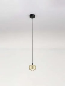 LED zlatý moderný luster Conga