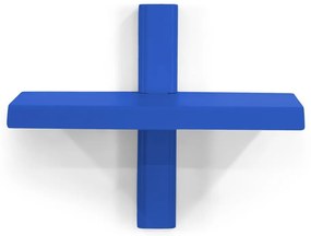 Modrá kovová polica 28 cm Hola – Spinder Design