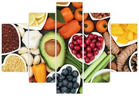 Obraz - Zdravé potraviny (150x105 cm)