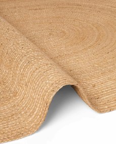Hanse Home, Kusový koberec Jute Braided 106005 Gold ovál, 160x230 ovál, béžová, chodba / predsieň