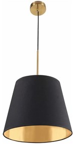 Luster na lanku ELENA 1xE27/20W/230V čierna