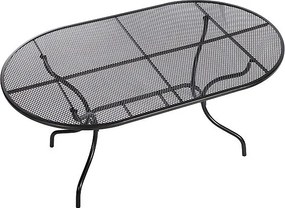 DEOKORK Kovový stôl oválny 190 x 105 cm