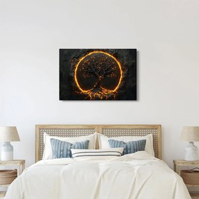 Obraz – Strom života v láve II. (90x60 cm)