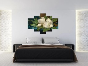 Obraz - Martin Johnson Heade, Giant Magnolias on a Blue Velvet Cloth, reprodukcia (150x105 cm)