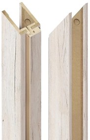 Bočné časti regulovanej zárubne, strana: ľavá 95-114 dub snežný