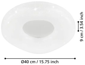 Eglo 99341 - LED Stropné svietidlo ZAMUDILO LED/18W/230V + DO