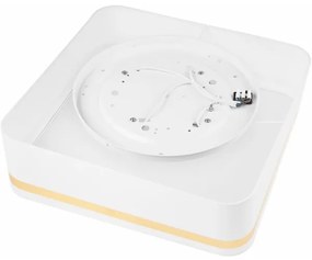 Stropné svietidlo SIRJA SQUARE 4xE27/60W/230V 45x45 cm biela