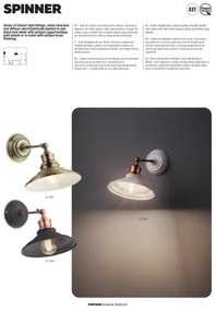 Redo 01-1293 - Luster na lanku SPINNER 1xE27/42W/230V