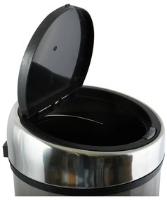 Taupe dotykový oceľový odpadkový kôš 30 l – MSV