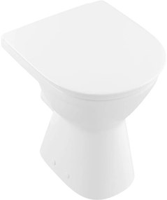 VILLEROY &amp; BOCH ViCare samostatne stojace WC (zvýšené) s hlbokým splachovaním bez vnútorného okraja, 355 x 480 mm, biela alpská, s povrchom CeramicPlus, 4683R0R1