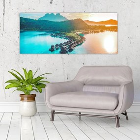 Obraz - Bora Bora (120x50 cm)