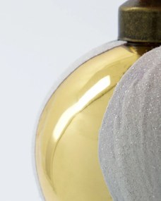 House Doctor Vianočná ozdoba Twister White Gold – set 4 ks