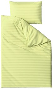 Hotelové obliečky z mikrovlákna JASMINE pistáciové - prúžok 2 cm Rozmer obliečky: 2 ks 70 x 90 cm | 200 x 220 cm