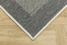 Obojstranný koberec BRUSSELS 205852/10030 sivý / krémový