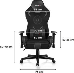 Herná stolička Combat 7.6 RGB Black