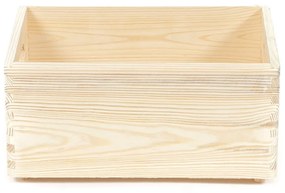Úložný box z borovicového dreva Compactor Custom, 30 × 20 × 14 cm