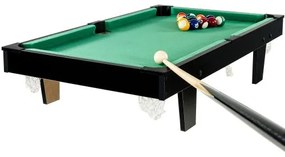 GamesPlanet® 11760 Mini pool biliard s príslušenstvom 92 x 52 x 19 cm, čierna