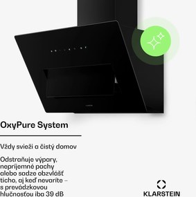 Klarstein SleekAir odsávač bez komína | odťahový a recirkulačný režim | elegantný dizajn | 720 m³/h | 60 cm