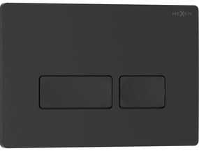 Mexen Tex 04, tlačidlo na splachovanie, čierna matná, 6104-02