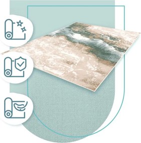 Koberec FD Sensi Fiume svetlobéžový