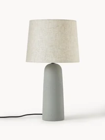 Veľká stolová lampa's betónovým podstavcom Kaya