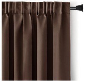 Hnedý zatemňovací termo záves 140x245 cm Pleat – Restilo