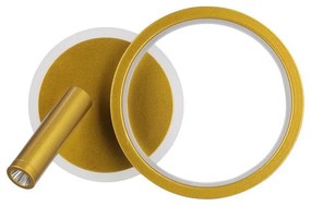 LED nástenné bodové svietidlo MONET LED/15W/230V zlaté