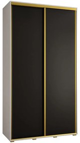 Skriňa 45 Canaris 1 140 biela/čierna/gold