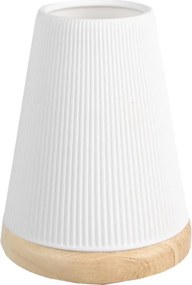 Biely porcelánový svietnik na čajovú sviečku Paollo - Ø 9* 11 cm