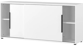 Biela skrinka s posuvnými dverami 160x74 cm Mailand – Germania