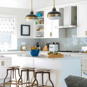 Feiss FE-CADENCE-2P-MB - Luster na reťazi CADENCE 2xE27/75W/230V