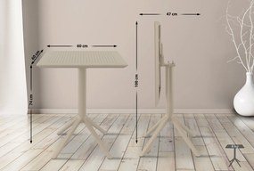 Skladací stôl Sky square - taupe