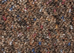 Koberce Breno Metrážny koberec VIRTUOSE 97, šíře role 400 cm, hnedá, viacfarebná