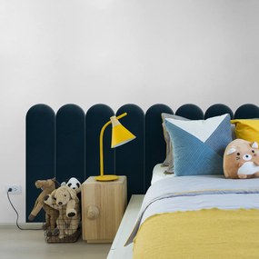 Zástena za posteľ - Oblúk - 20x80cm Farba: Námornícka modrá, Rozmer: 20x80
