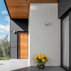 Brilagi - LED Vonkajšie nástenné svietidlo CUBE LED/6W/230V šedá IP54