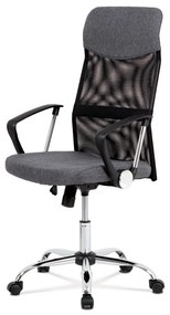 Jednoduchá kancelárska stolička sivej farby